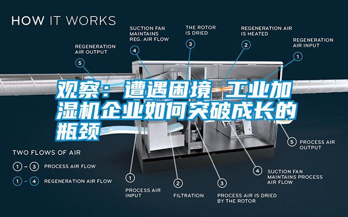 觀(guān)察：遭遇困境 工業(yè)加濕機(jī)企業(yè)如何突破成長(zhǎng)的瓶頸