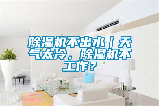 除濕機不出水｜天氣太冷，除濕機不工作？