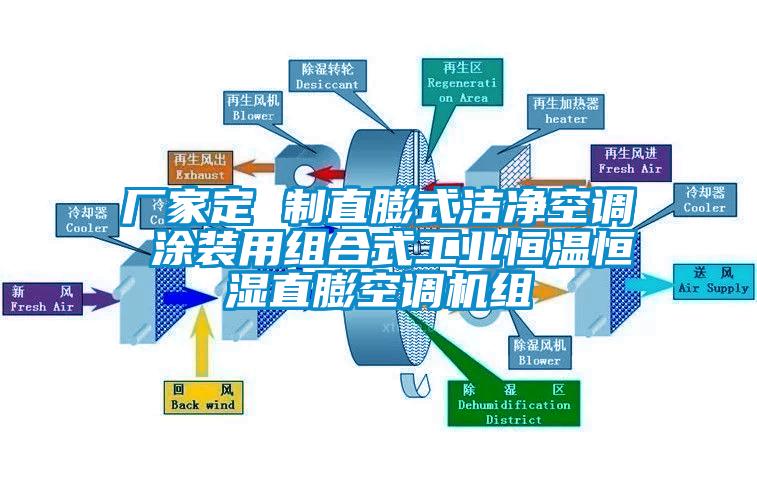 廠家定 制直膨式潔凈空調(diào) 涂裝用組合式工業(yè)恒溫恒濕直膨空調(diào)機(jī)組