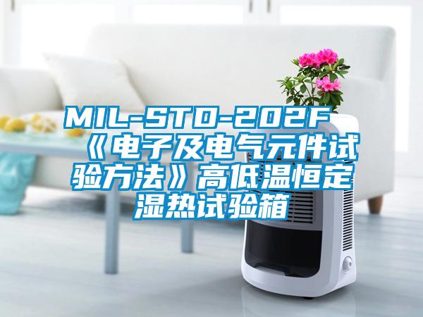 MIL-STD-202F《電子及電氣元件試驗(yàn)方法》高低溫恒定濕熱試驗(yàn)箱