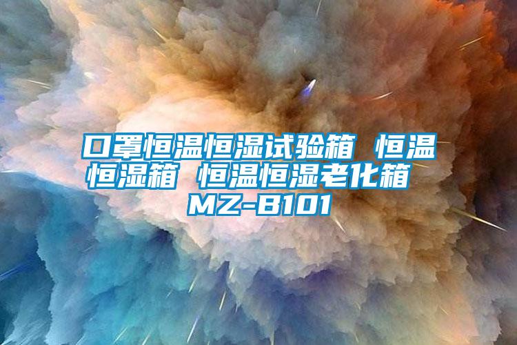 口罩恒溫恒濕試驗箱 恒溫恒濕箱 恒溫恒濕老化箱 MZ-B101