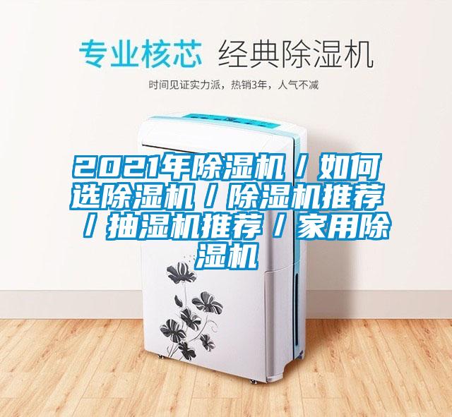 2021年除濕機／如何選除濕機／除濕機推薦／抽濕機推薦／家用除濕機