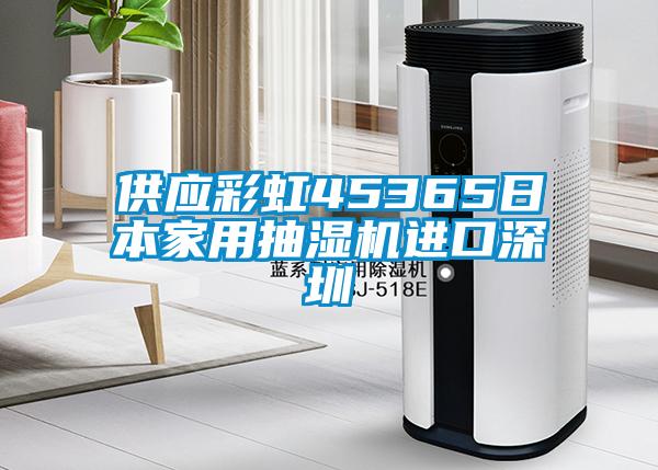 供應彩虹45365日本家用抽濕機進口深圳