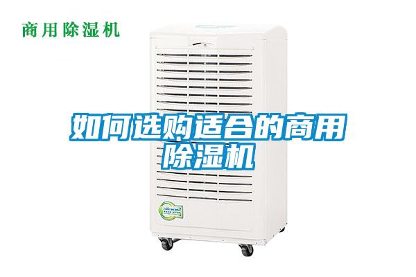 如何選購(gòu)適合的商用除濕機(jī)