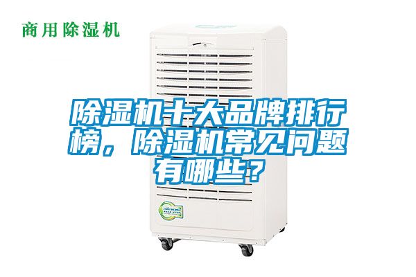 除濕機(jī)十大品牌排行榜，除濕機(jī)常見問題有哪些？