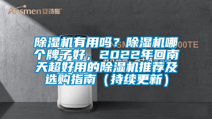 除濕機(jī)有用嗎？除濕機(jī)哪個(gè)牌子好，2022年回南天超好用的除濕機(jī)推薦及選購指南（持續(xù)更新）