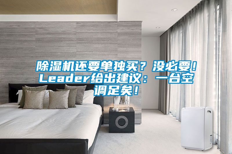 除濕機還要單獨買？沒必要！Leader給出建議：一臺空調(diào)足矣！